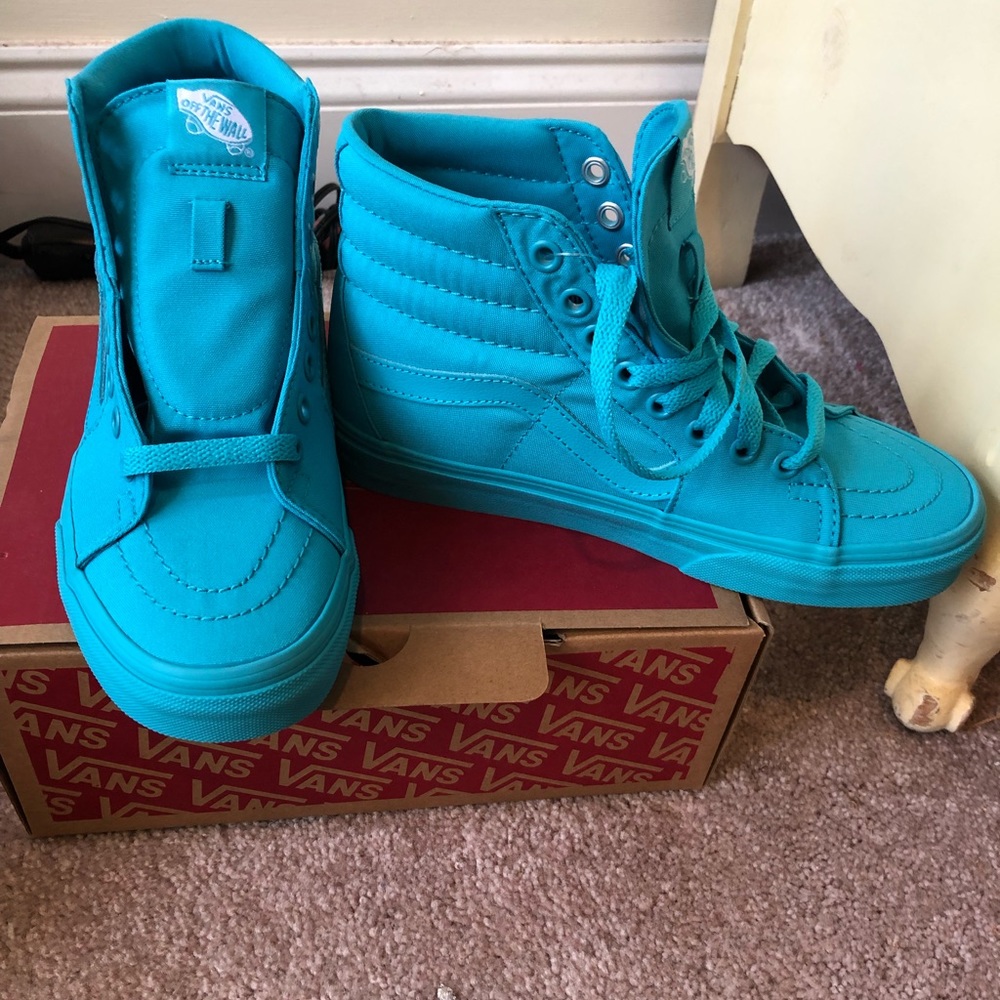 VANS Sk8-Hi teal mono sneakers 👟 NWT